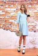 Sweat shirt 16 Dress mix dolman dress saxe mix cotton77% polyester23% Y Y