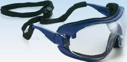 New temple for a better ergonomy 25659 EN 166 FT 25260 25659 SAFE - box of 10 pcs Transparent protective goggle.