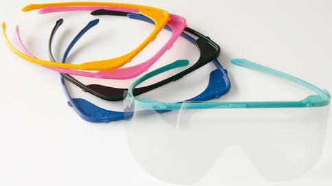 headbands adjustable by velcro fasteners - usable over ophthalmic glasses VISOR HEAD MASKS VISOR HEAD