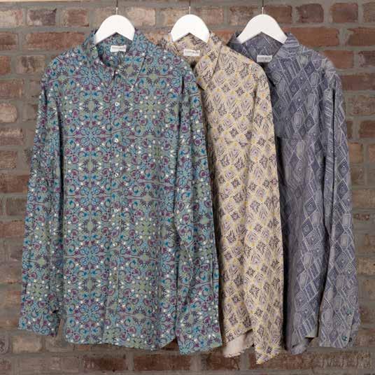 Longsleeve Shirts 1 2 3 1 Tolcarne Shirt TN9002 Cotton Shirting Flint Sizes S, M, L, XL 52 2