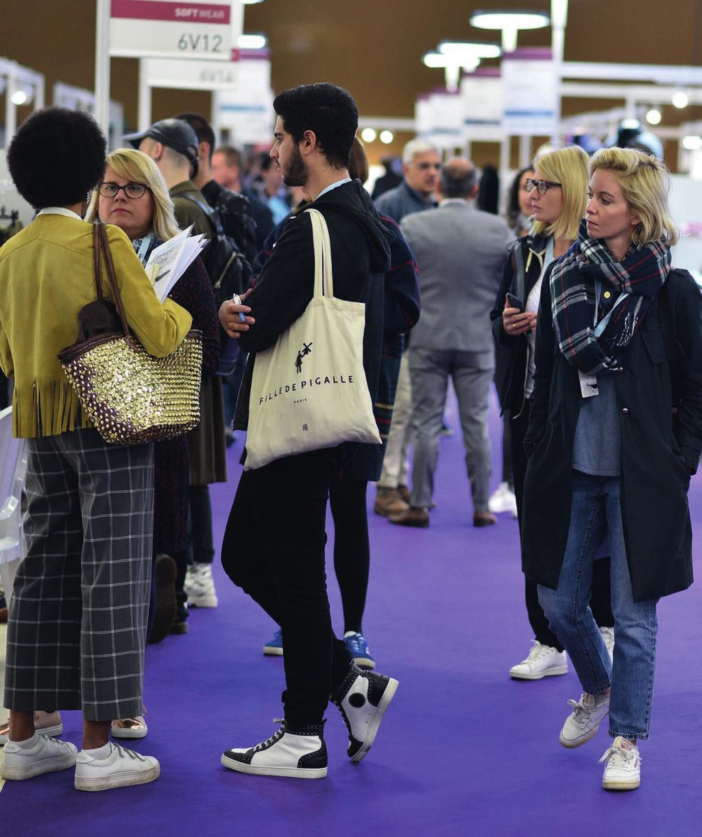 PREMIÈRE VISION MANUFACTURING TARGET VISITORS, an international target OVER 8,000 VISITORS OVER THE COURSE OF THE THREE-DAY SHOW 66%
