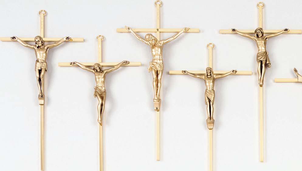 Brass Crucifixes C234/8593-L
