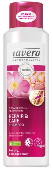 Hair care Shampoo Repair & Care Shampoo Organic Rose & Pea