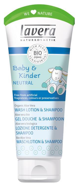 Body and facial care for babies and children