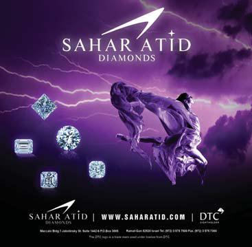 Sahar-Atid Diamonds Ltd. Hall 3F G32 Diamond manufacturer operating for 25 years. DTC and Canadian site holder. Sahar-Atid was named Top Diamond Exporter for 2009. 1.00-10.00 ct.