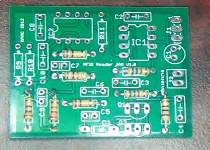 Step 9 - Solder R9 resistor Solder R9 resistor to the board in the