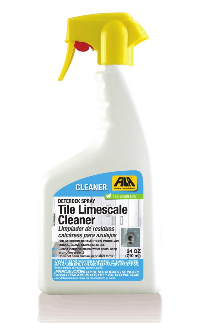 Cleans all bathroom surfaces - from fixtures to floors. Easy to use: just spray and wipe. Ideal for mosaics.