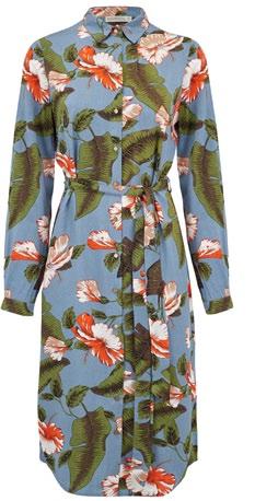 D0216 // Reva Hawaiian Botanics Shirt Dress -