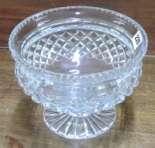 handle, 30-40 219 Circular cut glass decanter of