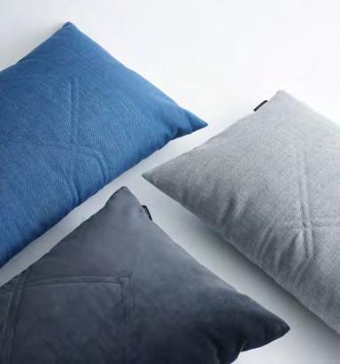 Diamond Quilted Cushions in a