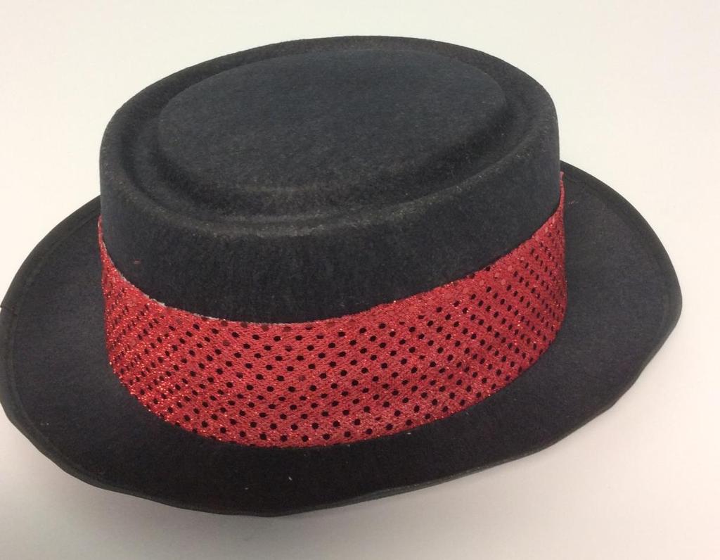 Hat - Black and red