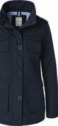 no: 1747* Lightweight jacket in nylon with polyester cluster fi lling. Two zip pockets.