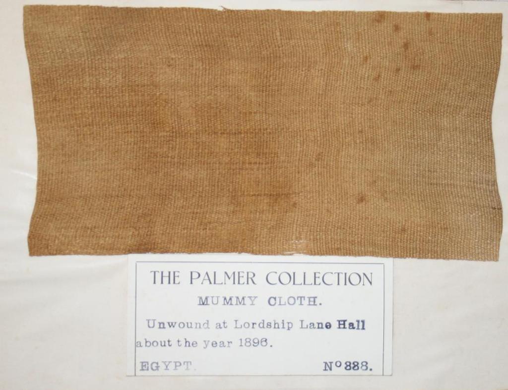 popular paint colour, made from crushed mummy; and an American company used mummy wrappings to make brown paper sold as a food wrapping (Booth 2011: 161).