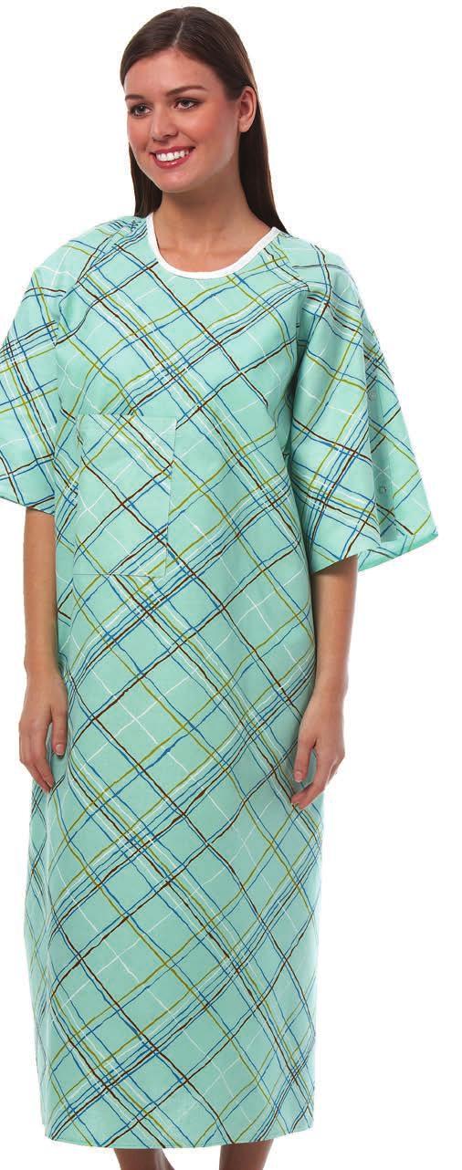 FABRIC PATIENT GOWN 5XL ICU GOWN
