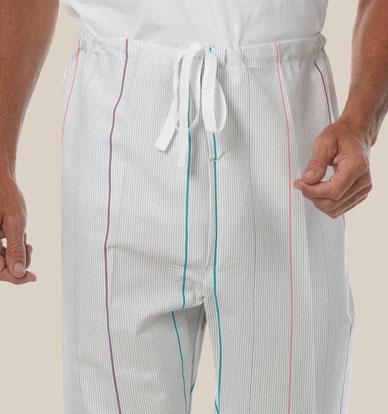 Adult Pajamas Pajama Tops - Reinforced neckline, snap closure,
