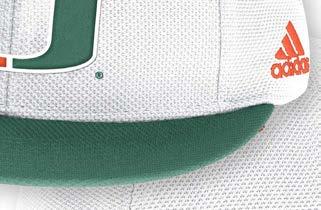 flat visor Embroidered adidas logo location