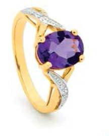 Peridot & Diamond Ring SJ0367 $349 Natural Amethyst &