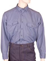 Deluxe FR Work Shirt (STD) 2 - Chest Patch Pockets 2 - Button Down Pocket Flaps Button Down Collar Generous Shirt Tail Button Cuff Available: Regular Small to 5XL Special Order: Short or Tall Deluxe