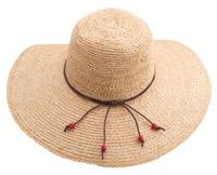 Amy #EBD14 The 12 cm wide brim will keep you cool, tied