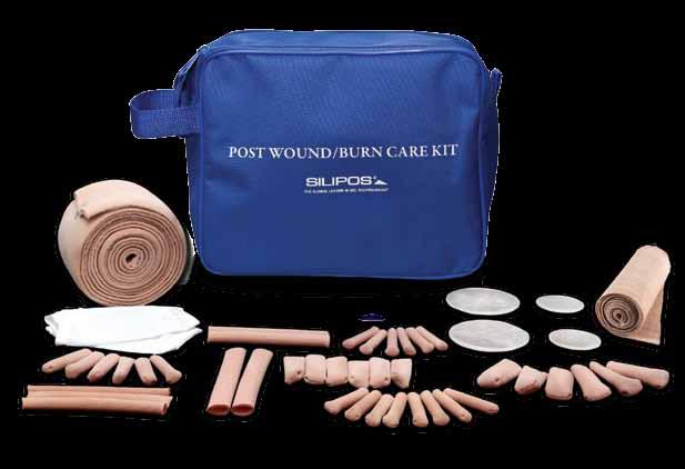 Post Wound/Burn Care Kit Post Wound/Burn Care Kit An assortment of our most popular medical grade mineral oil gel products in a portable kit Indications: Skin breakdown, ulcers, turf toe, blisters,