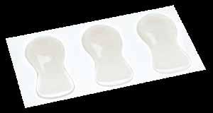 Gel Pads & Sheeting Carpal Gel Pads Anatomically designed gel pad