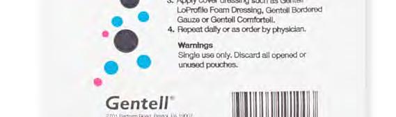 gauze Latex free & nonadherent Gentell Petrolatum Dressing is an absorbent fine mesh gauze impregnated with whole petrolatum. Latex free and non-adherent. Directions 1.