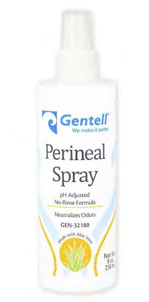 Perineal Spray 2701 Bartram Road Bristol, PA 19007 800-840-9041 215-788-2700 www.gentell.com info@gentell.