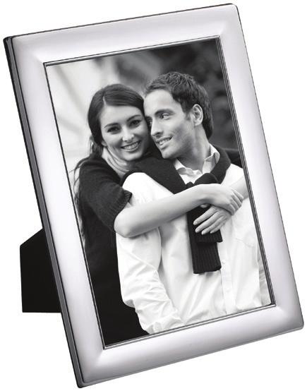25 Plain Rectangle Frame, Mahogany Finish Back Available in Silver Plated and Sterling Silver APERTURE MATERIAL PRODUCT ID PRICE 5 x 3½