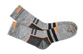 Art no: 65928384-3099 orange/black 90 cm, 120 cm 9591 Wool socks Warm socks with soft feel on foot.