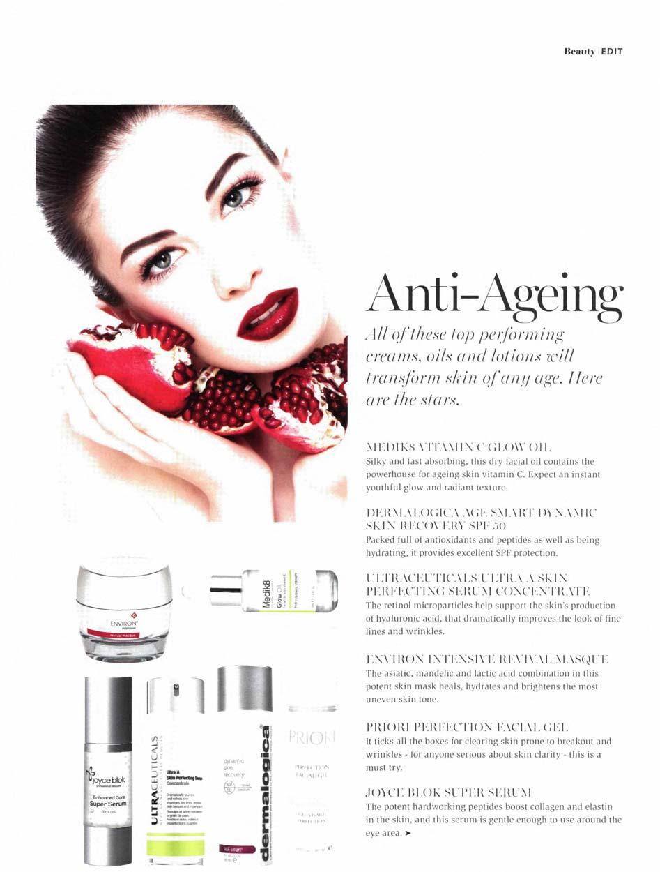 ID 669574625 BRIEF MEDIAJ(W INDEX 1 PAGE 4 of 8 Keaiilv EDIT Anti-Ageing, \II of these top performing creams, oils and lotions will transform skin of any age. Here are the stars. MKPIK8 VITAMIN COl.