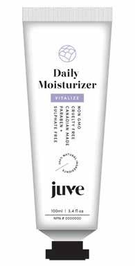 JUVE WELLNESS INC 11 Daily Moisturizer 01. VITALIZE Vitalize carrier oils are without doubt the most effective combinations for a complete rejuvenation of tired and damaged skin.