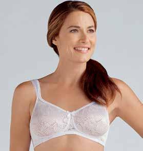comfort Helena Padded SOFT CUP Style 44026 White/Nude Fit Average/Full Sizes 32-44 A, B, C, D, DD Hooks 2 rows: 32 42 A; 32 40 B; 32 38 C; 32 36 D; 32 34 DD 3 rows: 44 A; 42 44 B; 40 44 C; 38 44 D;