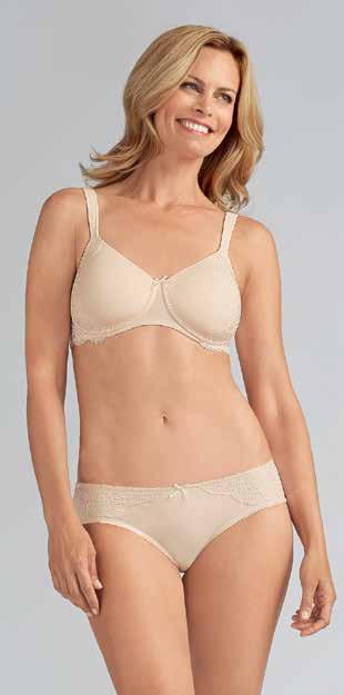 Amoena EVERYDAY permanent collection NEW Extended size range Lara Padded SOFT CUP One of our most popular styles Style 0752 Off White 0674 Nude 0675 Black Fit Average Sizes 34-40 AA; 32-44 A, B, C,