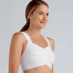 RECOVERY CARE & HEADWEAR Theraport Front closure radiation therapy garment Style 2161 White Sizes S: 30-34 A, 30-32 B, 30 C M: 36-40 A, 34-38 B, 32-36C, 30-34 D, 30-32 DD, 30 DDD; L: 42-46 A, 40-44
