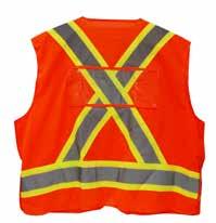 Traffic Safety Vests Traffic Safety Vest Reflective 5 Point Tear-Away
