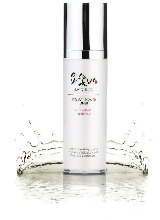 NATURAL POWER TONER Anti-wrinkle whitening Intensive nourishing provides brightening moisturizing and elasticity as a second skin.