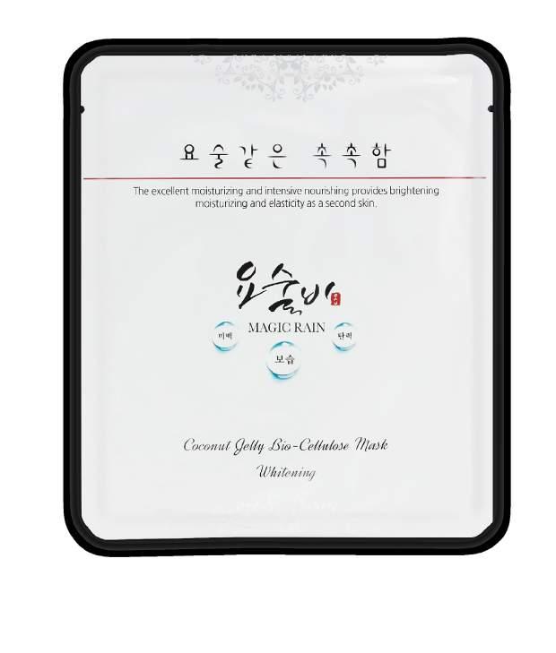 COCONUT JELLY BIO-CELLOULOSE MASK Whitening The excellent moisturizing and intensive nourishing provides brightening moisturizing and elasticity as a second skin.