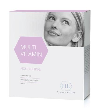 The complex of vitamins delivered in the millicapsules, works synergistically to nourish, slow down the aging process and improve the skin's firmness and elasticity.