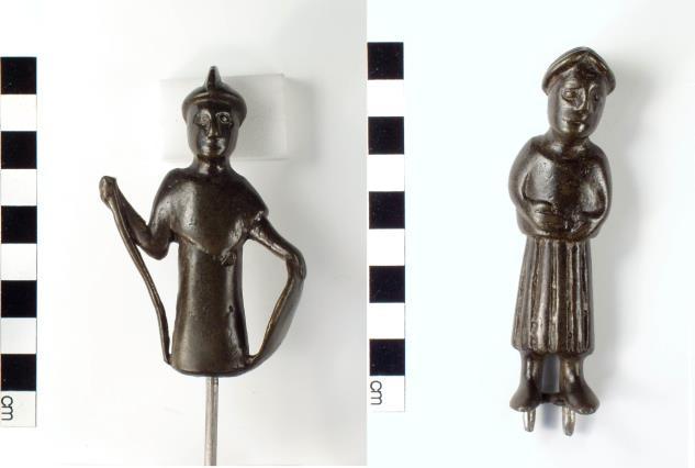 Figurine M4 is called uncertain Celtic by Boon, but he notes that Anne Ross identified it as Mars and this attribution was also accepted by Aldhouse-Green.