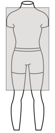 (c) Basic Garment Shapes of Menswear Rectangle/ Straight Inverted Triangle/ Wedge