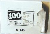 () 050473 ox ags General Plastic ag, 5 lbs lear, 5" x 3" x 13 1 2", 100/box.