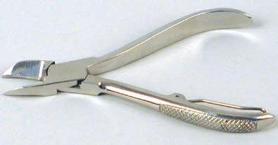 () 057632 ach Standard Toenail lipper Spring-back, 3" long, with nail file.