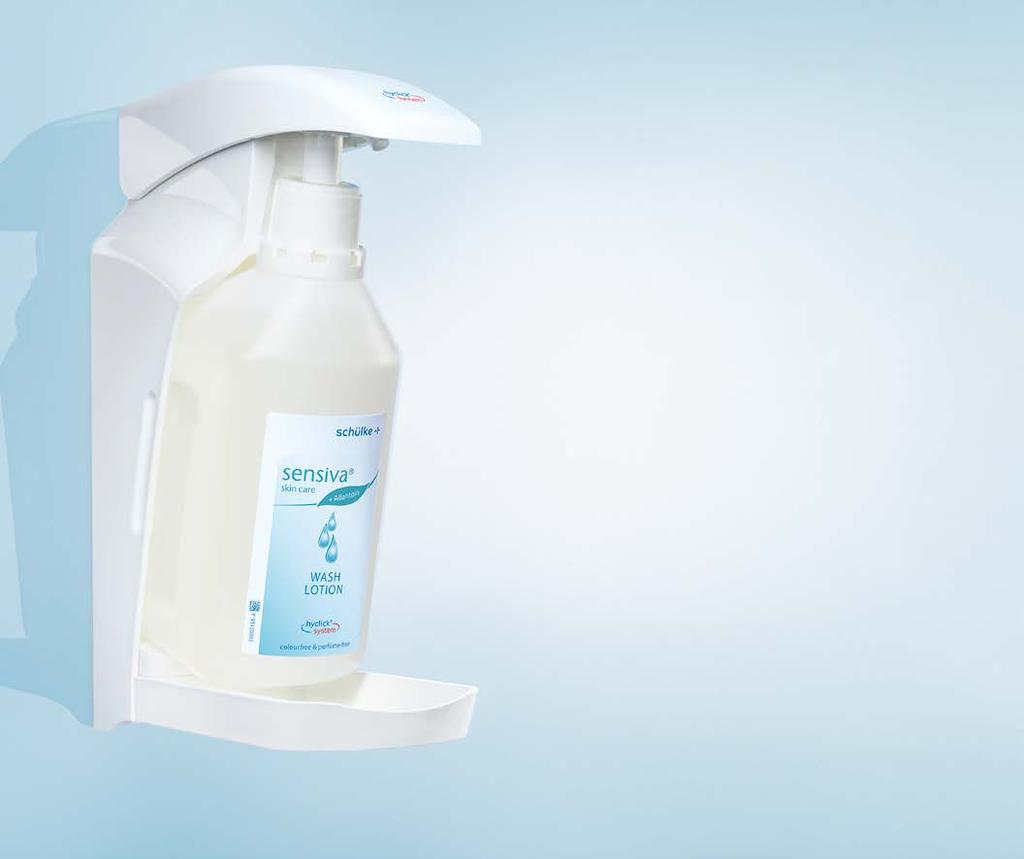 suitable for specialised 500 ml and 1000 ml-bottles with a built-in hyclick pump.