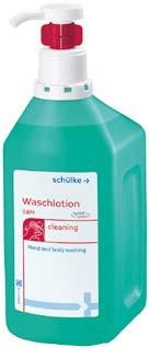 Hand and body washing sensiva wash lotion Skin-friendly colour- and perfume-free wash lotion.