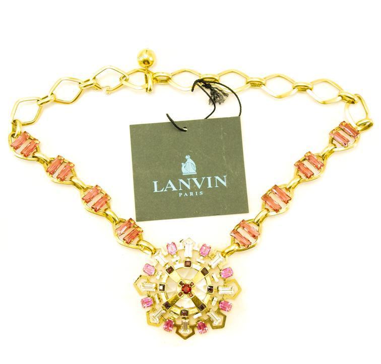Lanvin (continued) Figure 8: Authentic Vintage Lanvin Necklace with Original Tags