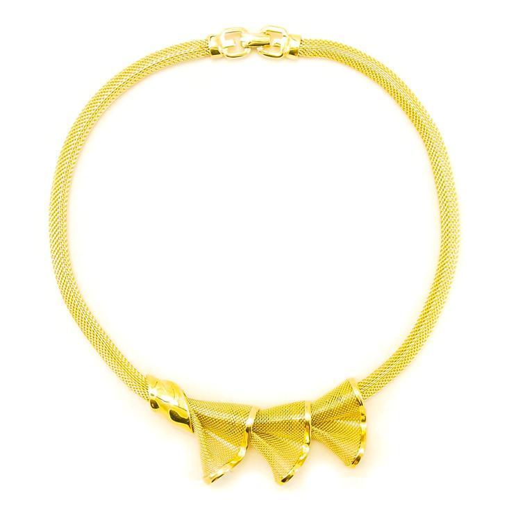 Givenchy (continued) Figure 4: Givenchy Goldtone Mesh Necklace with Bow