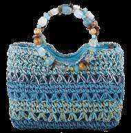 Crocheted Toyo Clutch with Beaded
