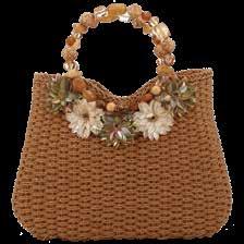 CAPTIVA BAG1126 Hand Crocheted Toyo Satchel
