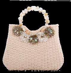 BAG1127-ASST Hand Crocheted Toyo Clutch with