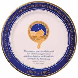 part $350 4108* Australian commemorative plate, limited edition commemorative